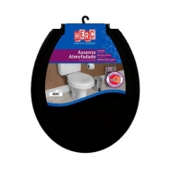 HERC ASSENTO SANIT. ALMOFADADO PRIME PRETO REF2392
