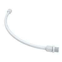 ENGATE FLEX. PVC BRANCO 60CM MANTAC