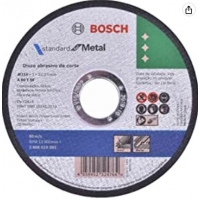 BOSCH DISCO CORTE METAL/INOX STD 115X1,0MM
