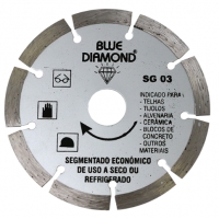 DISCO DIAM. BLUE DIAMOND LISO SEGMENTADO