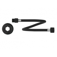 ENGATE FLEX. CENSI 40CM BLACK FOSCO CENSI