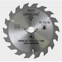 DISCO SERRA VIDEA BLUE DIAMOND 9 1/4 18  DENTES