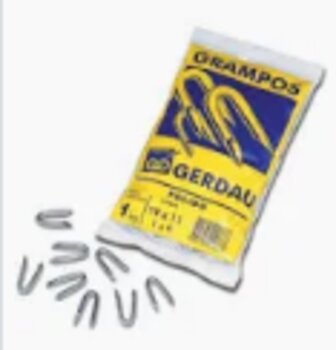 GRAMPO CERCA 19X11 POLIDO 1KG GERDAU