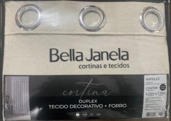 CORTINA DUPLEX 4.20 X 2.30M NAPOLES/AREIA  BELLA