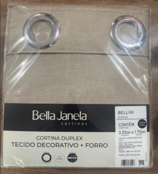 CORTINA DUPLEX 3.00X1.70M BELLINI/DUNA  BELLA
