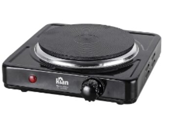 KIAN FOGAO ELETRICO DE MESA 1 BOCA PRETO 1000W