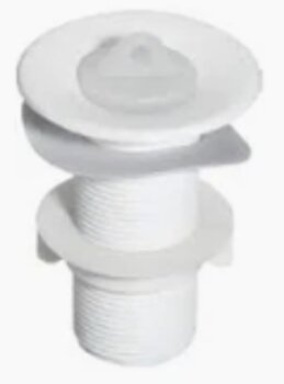 VALVULA PLASTICA P/ PIA C/UNHO  PLASTUBOS