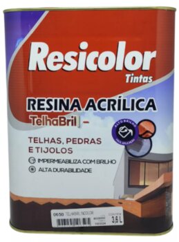 RESICOLOR RESINA ACRILICA TELHABRIL INCOLOR 3,6L