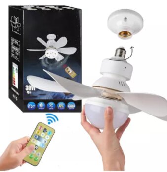 LAMPADA VENTILADOR TETO 40W C/LUZ  16.5