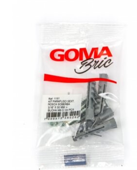 GOMA  KIT PARAF SEXT ROSCA 3/16 X 50 MM REF1151