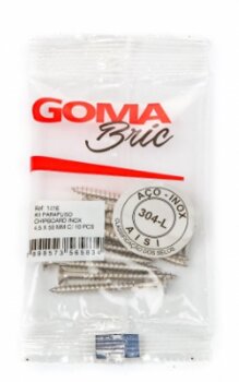 GOMA PARAF CHIPBOARD INOX 4,5X50MM C/10 PC REF1416