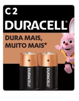 PILHA  MEDIA ALCALINA  C/2UN  - DURACELL