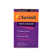 SUVINIL ACRILICO FOSCO 18L BRANCO COMPLETO