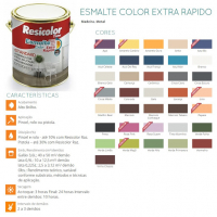 RESICOLOR ESMALTE SINTET. 3,6L CAMURCA