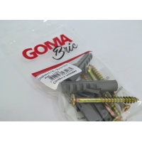 GOMA PARAFUSO CHIPBOARD 6 X 60MM C/04 PCS REF:874