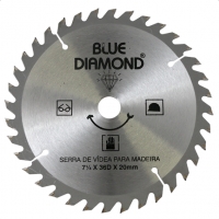 DISCO SERRA VIDEA BLUE DIAMOND 7 1/4 36 DENTES