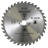 DISCO SERRA VIDEA BLUE DIAMOND 9 1/4 36 DENTES