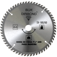 DISCO SERRA VIDEA BLUE DIAMOND 7 1/4 60 DENTES