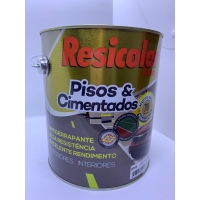 RESICOLOR TINTA PISO PRETO ACETINADO 3,6L